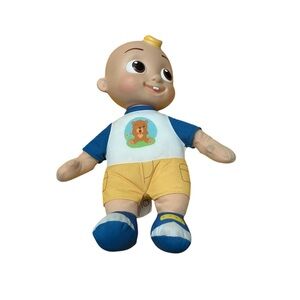 Cocomelon Plush Doll with Blue and Yellow Outfit